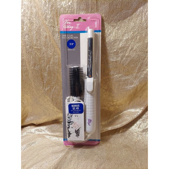 Vintage JHERI REDDING II 5/8" Speed Curl Curling Iron JRK 0745 NEW In Package - Picture 1 of 8
